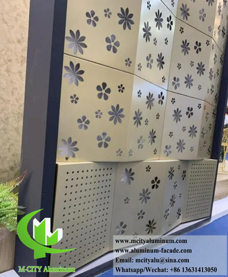 Εξωτερικά πλαίσια επένδυσης αλουμινίου Custom Made Design Χρυσό χρώμα