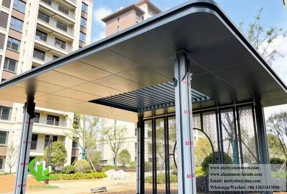 Πριμιακή Αρχιτεκτονική Επένδυση Συμπαγούς Αλουμινίου & Πάνελ Στέγαστρου