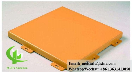 Πίνακες στερεού αλουμινίου, επίστρωση σε σκόνη για τοίχους κτιρίων