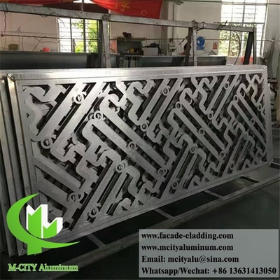 Διακοσμητικά Laser Cut Metal Εξωτερικές οθόνες φύλλο αλουμινίου για τοίχο φράχτη διακόσμηση μπαλκόνι