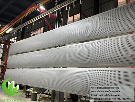 Καλή τιμή Αρχιτεκτονικό πάνελ αλουμινίου 3 mm πάχος διάτρητο πάνελ σκίασης λαούβρας σε απευθείας σύνδεση