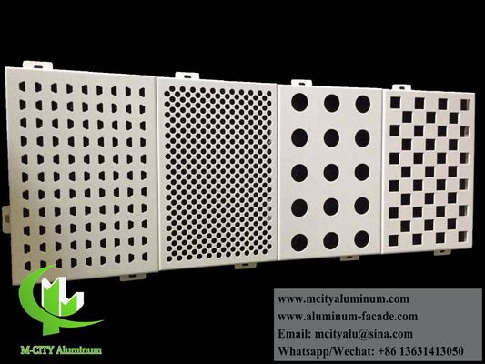 Καλή τιμή CNC Perforating Metal Screen Aluminium Cladding Outdoor Use PVDF Coating Προσαρμοσμένο πάνελ σε απευθείας σύνδεση