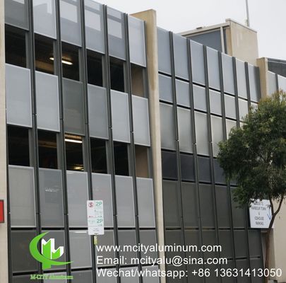 Καλή τιμή Πίνακα από διάτρητο αλουμίνιο με επίστρωση σκόνης με προσαρμόσιμα χρώματα RAL και τρύπηση πύργου CNC για επένδυση προσόφων σε απευθείας σύνδεση