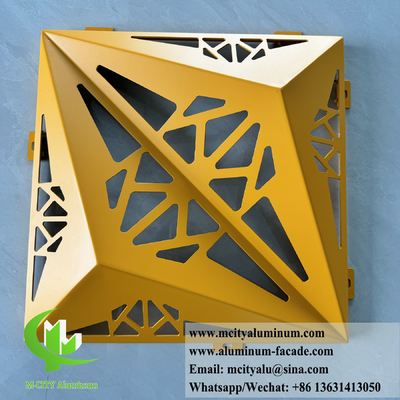 Καλή τιμή 3D σχεδιασμός προσόψεως Χάλυβα φύλλο Αλουμίνιο επένδυση διάτρητο φύλλο σε απευθείας σύνδεση