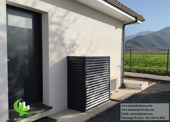 Καλή τιμή Προσαρμοσμένο διακοσμητικό κάλυμμα κλιματιστικού από αλουμίνιο, ανθεκτική σε καιρικές συνθήκες μεταλλική οθόνη για εξωτερικές μονάδες - M-City σε απευθείας σύνδεση