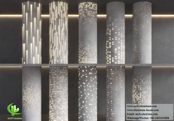 Καλή τιμή Αρχιτεκτονικοί Στύλοι Αλουμινίου για Προσόψεις & Εξωτερικές Κατασκευές σε απευθείας σύνδεση