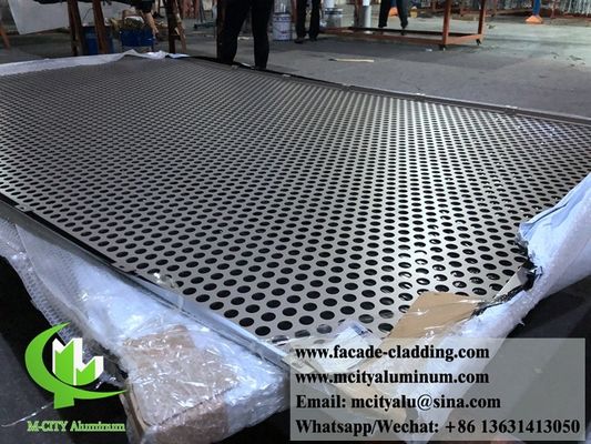 Καλή τιμή Τρυπές φύλλα μετάλλου Εξωτερική επένδυση εξωτερικής πρόσοψης από αλουμίνιο σε απευθείας σύνδεση