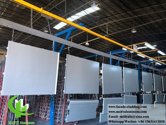 Καλή τιμή Πίνακα από διάτρητο στερεό αλουμίνιο που έχει επικαλυφθεί με σκόνη για επένδυση προσόψεων σε ειδικά χρώματα RAL σε απευθείας σύνδεση