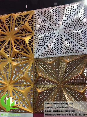 Ποιότητα  Customized 3D aluminum facade panel with powder coated RAL color options and CNC cutting for building exteriors Εργοστάσιο