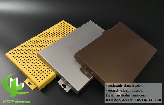 Περφορέ Πάνελ Αλουμινίου με Ηλεκτροστατική Βαφή σε Προσαρμοσμένα Χρώματα RAL και Σχέδιο Κοπής Laser