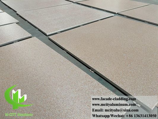 Καλή τιμή Πίνακα αλουμινίου χρώματος πέτρας με στερεό τοίχο για πρόσοψη ανθεκτικό για εξωτερικό σε απευθείας σύνδεση