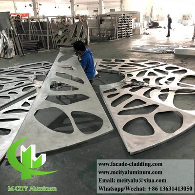 Ποιότητα  Customized Size Powder Coated Perforated Aluminum Ceiling Panel for Interior Exterior Decoration Εργοστάσιο