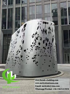 Καλή τιμή Αρχιτεκτονικό φύλλο μετάλλου Αλουμίνιο Σλίβερ Γκρι Χρώμα 3mm πάχος 3D διακόσμηση σχεδιασμού σε απευθείας σύνδεση