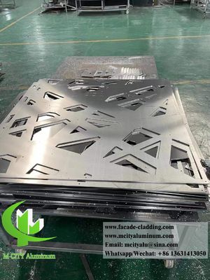 Καλή τιμή 4mm πάχος Αλουμινίου Πίνακα ιδιωτικής ζωής Αντί σκουριάς Αδιάβροχο διακοσμητικό Laser Cut μεταλλική πρόσοψη επένδυση σε απευθείας σύνδεση