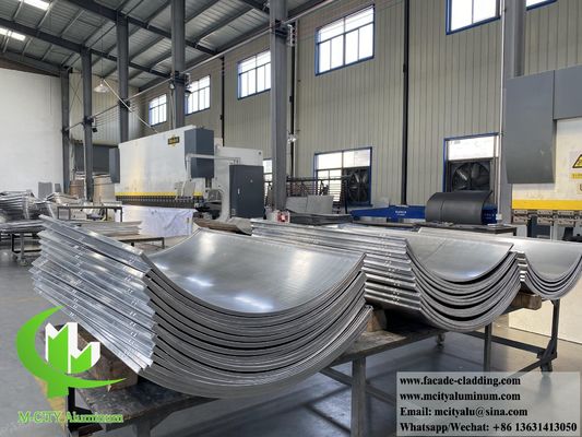 Καλή τιμή Αρχιτεκτονικά μεταλλικά τοιχοπετράδια Προσαρμοσμένο σχεδιασμό αλουμινίου Σύστηματα προσόφων σε απευθείας σύνδεση