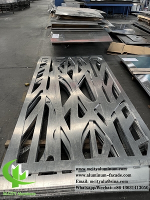Εικόνα με laser cut metal 15mm Πίνακες αλουμινίου με μοτίβο για πόρτα