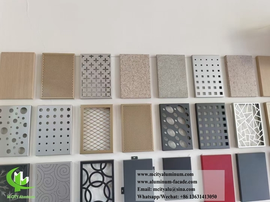 Μεταλλική επικάλυψη Πίνακες αλουμινίου 3 mm για το σύστημα προσόψεως Αειφόρος επίστρωση