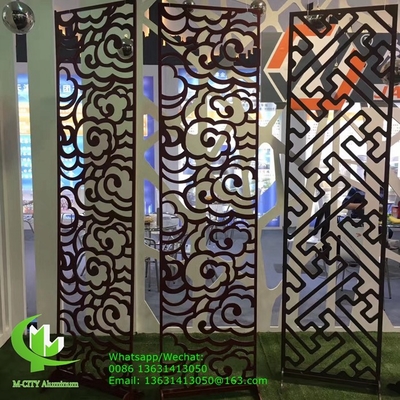 Πίνακας διακοσμητικού αλουμινίου CNC Laser cut panel για επένδυση προσόψεων