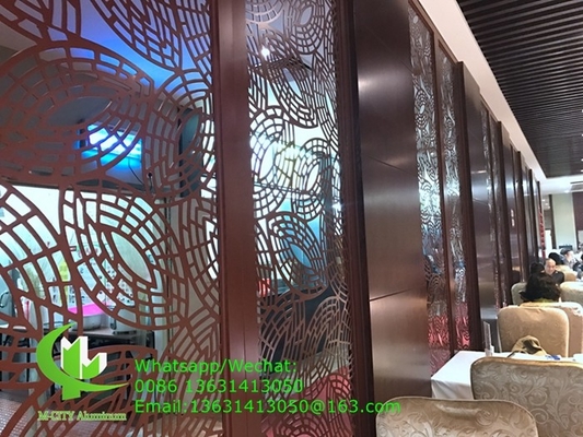 Πίνακας διακοσμητικού αλουμινίου CNC Laser cut panel για επένδυση προσόψεων