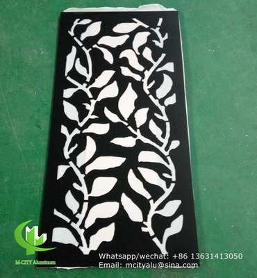 διάτρητο φύλλο οθόνης αλουμινίου laser cut cnc για διακόσμηση τοίχων