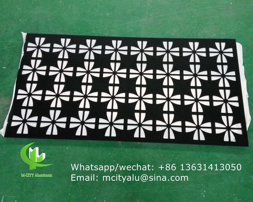 διάτρητο φύλλο οθόνης αλουμινίου laser cut cnc για διακόσμηση τοίχων