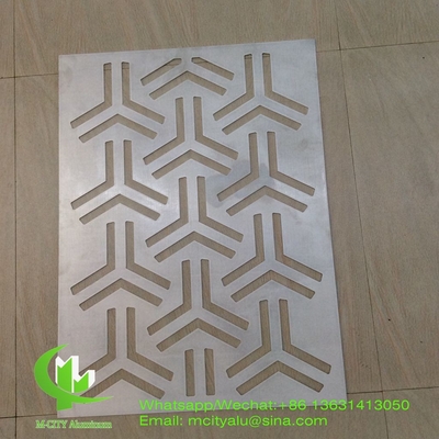 Μεταλλικό αλουμινίου laser cutting cnc αλουμινίου οθόνη πίνακα για την διακόσμηση του σπιτιού ξενοδοχείου
