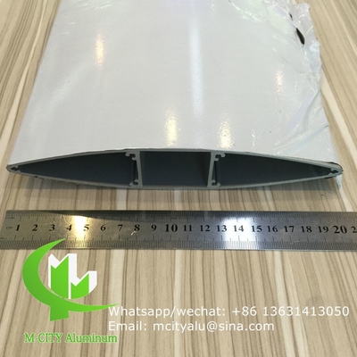 200mm ΗΠΑ προμηθευτής λουβών αλουμινίου για την διακόσμηση κτιρίων σύμφωνα με το σχέδιο αρχιτέκτονα