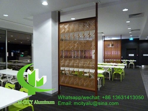 Πίνακας οθόνης από αλουμίνιο με laser cut για διακόσμηση φράχτης διάτρητος οθόνας