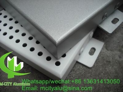 Foshan 4mm μεταλλικό αλουμινένιο επένδυση με σκόνη επικαλυμμένη για τοίχο κουρτίνας προσόψεως