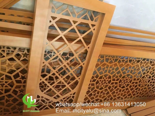 κούφιο σχέδιο 3 mm αλουμινίου επένδυση πάνελ με φινίρισμα pvdf για πρόσοψη κουρτίνα τοίχος στερεό πάνελ μονό πάνελ