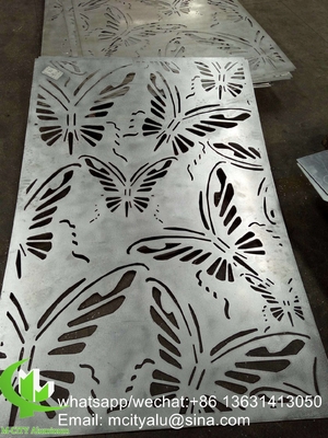 Αραβικό στυλ CNC laser screen Perforated 2.5mm Metal aluminum cladding panel for wall with star pattern (Αραβικό στυλ CNC λέιζερ οθόνη με διάτρηση 2.5mm)