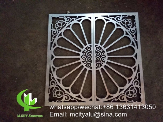Κίνα προμηθευτής 600x600mm αλουμινίου διάτρητο επένδυση πάνελ για τοίχο διακόσμηση σχήμα κάμψης