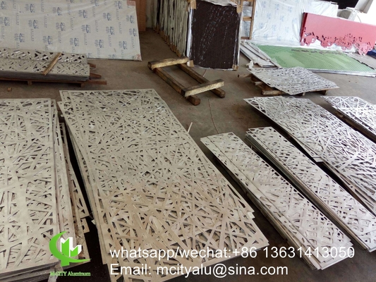 Foshan 2mm Μεταλλικό αλουμίνιο σκαλισμένο πάνελ οθόνη laser cut πρόσοψη πάνελ διακόσμηση σπιτιού