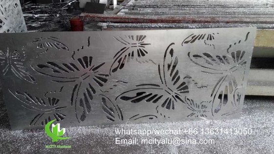 Foshan 1.5mm Μεταλλικό αλουμινίου κοπή πάνελ οθόνη laser cut πρόσοψη πάνελ ξενοδοχείο διακόσμηση