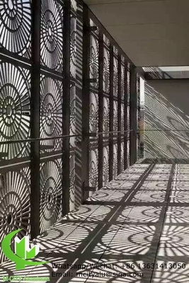 Πίνακας κοπής με λέιζερ αλουμινίου για διακόσμηση τοίχων με βαφή pvdf πάχους 2 mm