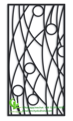 Πίνακα με το laser cut από αλουμίνιο για διακόσμηση φράχτη διατρυμμένο τοίχωμα