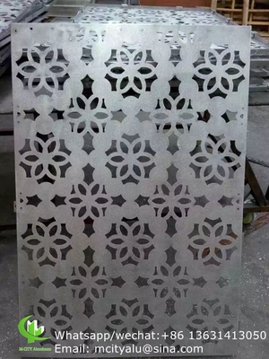 Πίνακα με το laser cut από αλουμίνιο για διακόσμηση φράχτη διατρυμμένο τοίχωμα