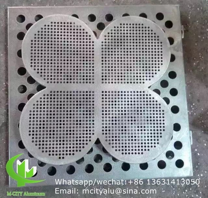 Πίνακα με το laser cut από αλουμίνιο για διακόσμηση φράχτη διατρυμμένο τοίχωμα