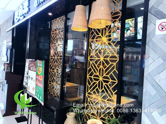Κίνα διάτρητη οθόνη αλουμινίου laser cutting cnc carving κουρτίνα τοίχος πάνελ κατασκευασμένο στην Κίνα επένδυση τοίχος τοιχογραφίας