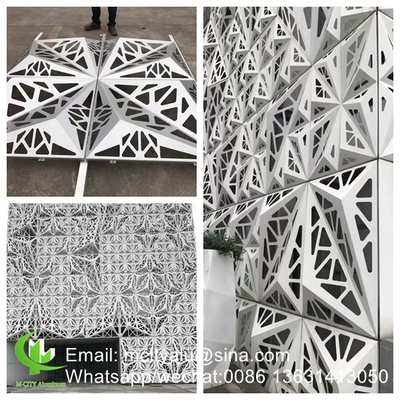 3D Πίνακα επενδύσεων από διάτρητο αλουμίνιο για τοίχους κουρτίνας