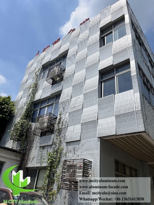 Πίνακα επένδυσης αλουμινίου με διάτρητο σχέδιο 3 mm πάχους φύλλου μετάλλου