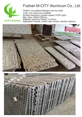 Κίνα Αλουμινίου οθόνη ιδιωτικής ζωής CNC laser cut διακοσμητικό πάνελ πρόσοψη τοίχος πάνελ επένδυση πάνελ