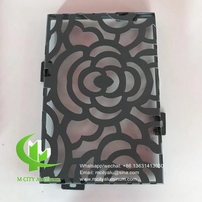 Μεταλλικό κούφιο Πίνακα τοίχου με laser cut από αλουμίνιο για την διακόσμηση οροφής