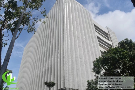 Πίνακα επένδυσης CNC Αλουμινίου Προσοχή εξωτερική διακόσμηση τοίχου διάτρητο σχέδιο