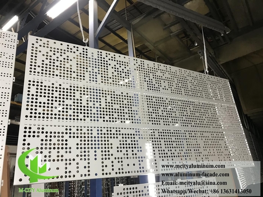 Ηλεκτρονικά τεμαχισμένη μεταλλική οθόνη CNC Πίνακες αλουμινίου καμπυλωτό σχήμα φύλλο μετάλλου για διακόσμηση κτιρίων