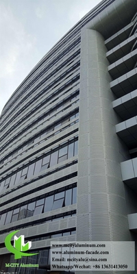 Εξωτερικές προσόψεις από αλουμίνιο Πίνακες από στερεό αλουμίνιο Αδιάβροχη επίστρωση PVDF