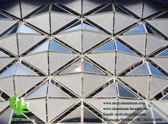 Μεταλλικό τοίχωμα 3D σχήμα φύλλο αλουμινίου CNC κόψιμο Custom made τοίχωμα πάνελ