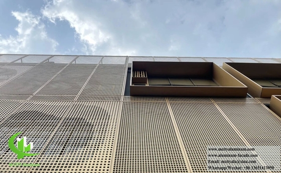 Πίνακες επένδυσης από στερεό αλουμίνιο με μοτίβα διάτρησης