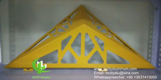3D διάτρητη πρόσοψη αλουμινίου διακοσμητική πρόσοψη τοίχος επένδυση εξωτερικού κτιρίου κουρτίνα τοίχος με μοτίβο οροφή πρόσοψη