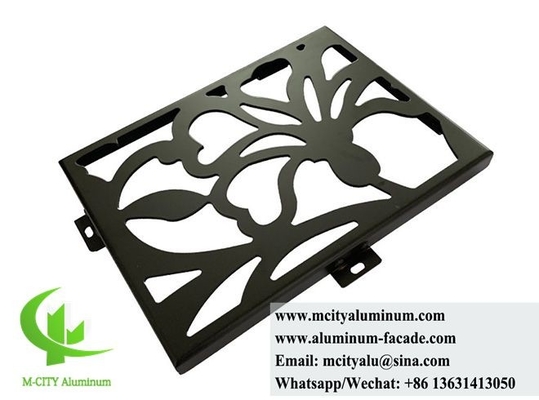 Μεταλλική οθόνη Laser Cut Αλουμίνιο φύλλο Σκληρό αλουμίνιο 3mm με μοτίβο